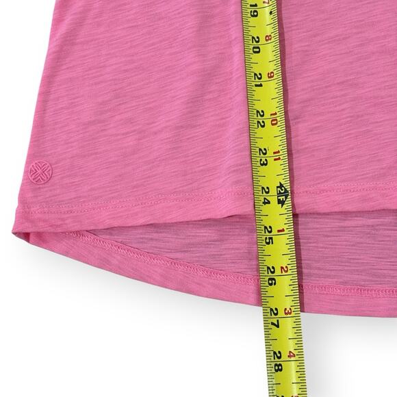 NWT Lilly Pulitzer Etta Scoop-Neck Tee Womens Size XS Rousseau Pink T-Shirt Top - Picture 11 of 11